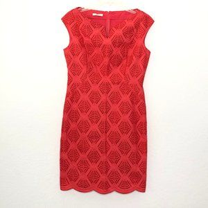 JIGOTT Korean Fashion Sheath Dress Eyelet DM
